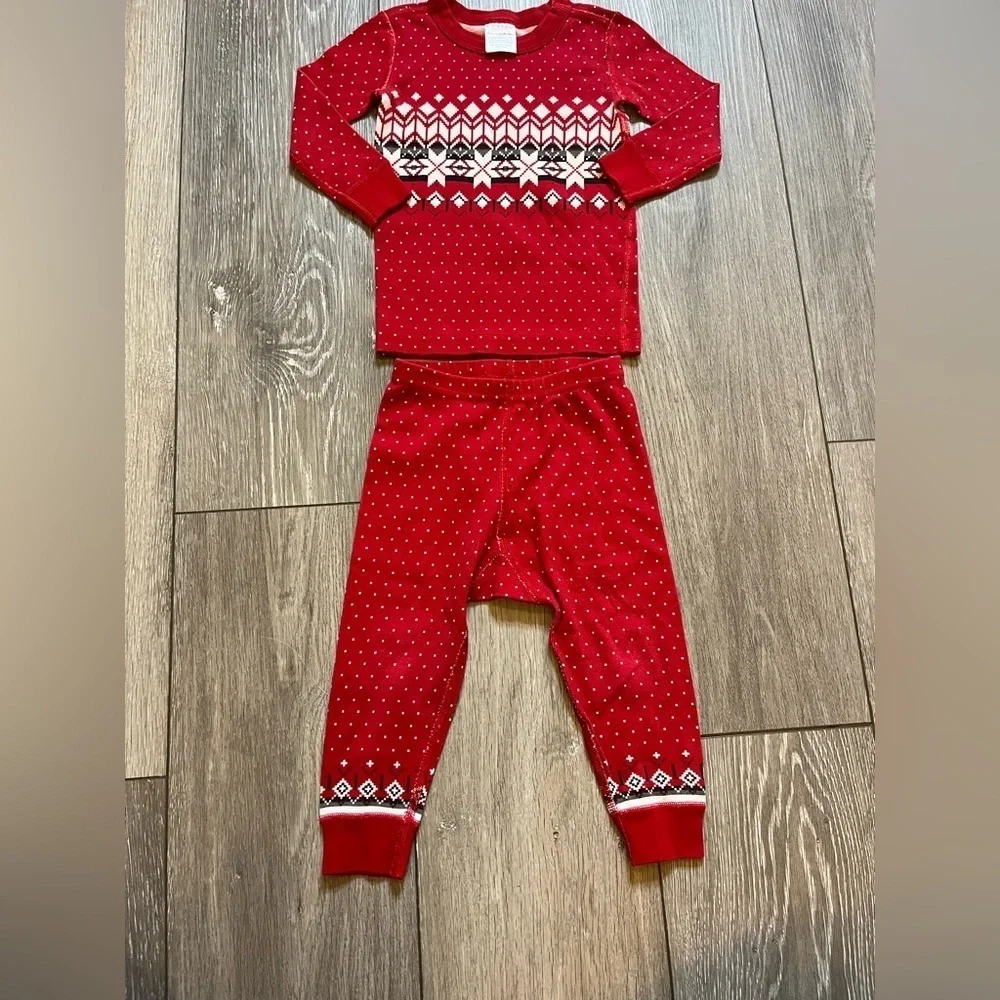 Hanna Andersson Holiday HannaJams™ Pajama Set 100% Organic Cotton 18-24 Mo